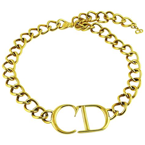 dior cd necklace